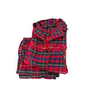 Lauren Ralph Lauren Red Plaid Pajama Set